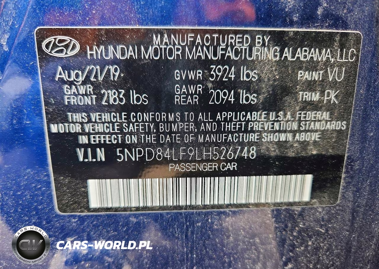 2020 Hyundai Elantra Sel VIN:5NPD84LF9LH526748 - 12