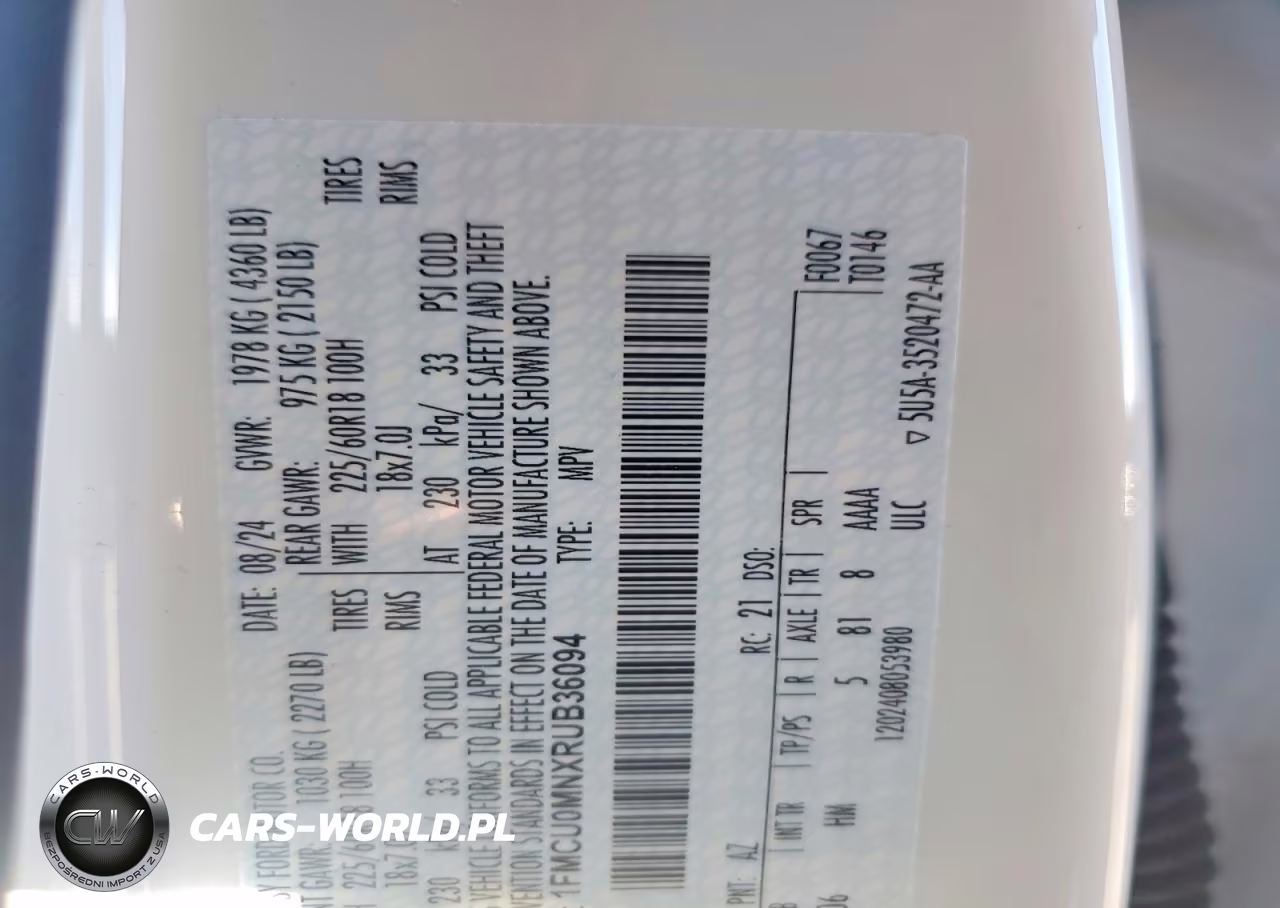 2024 Ford Escape St Line VIN:1FMCU0MNXRUB36094 - 12