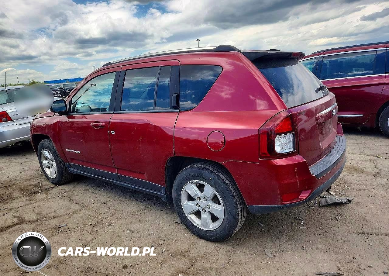 2014 Jeep Compass Sport VIN:1C4NJCBA8ED843857 - 2