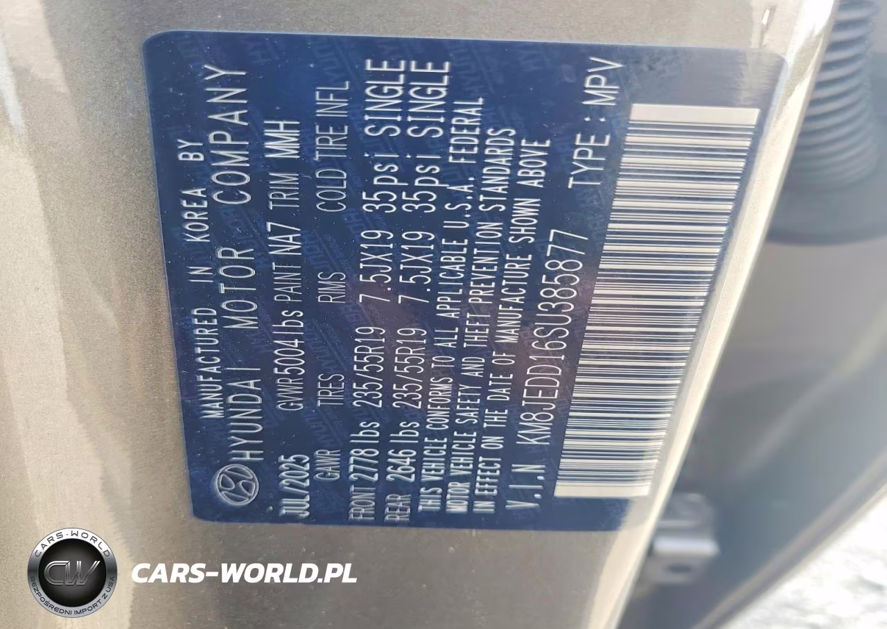 2025 Hyundai Tucson Limited VIN:KM8JEDD16SU385877 - 13