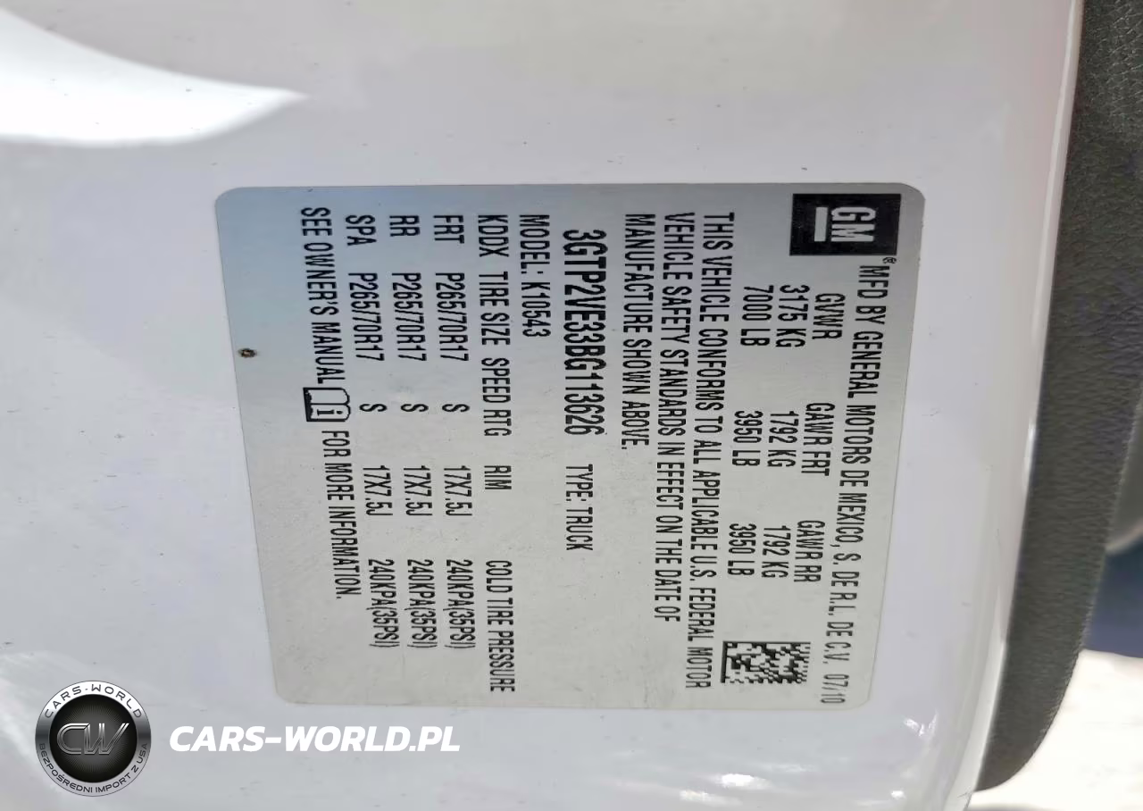 2011 GMC Sierra K1500 Sle VIN:3GTP2VE33BG113626 - 12