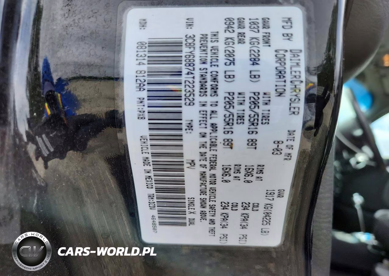 2004 Chrysler Pt Cruiser Limited VIN:3C8FY68874T223529 - 13
