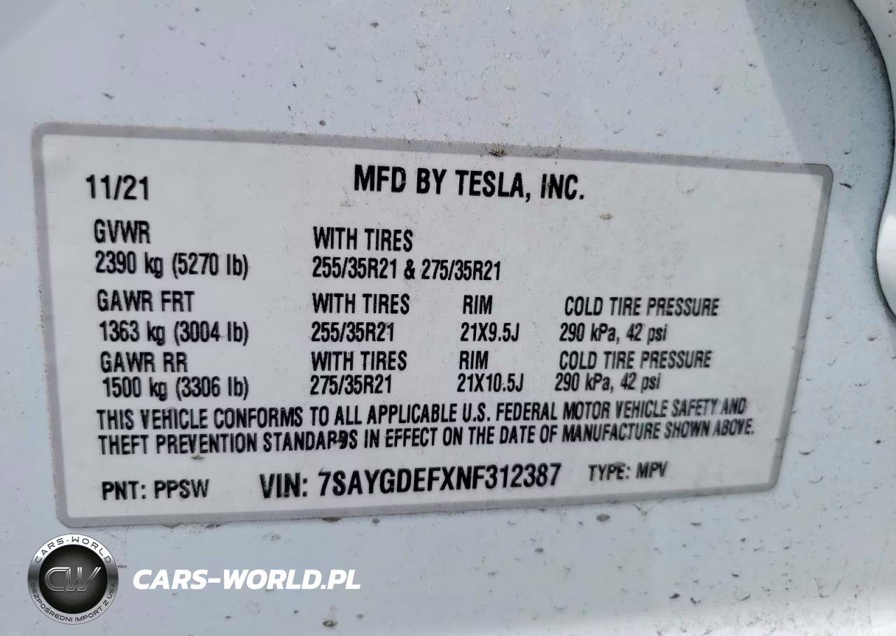 2022 Tesla Model Y VIN:7SAYGDEFXNF312387 - 12