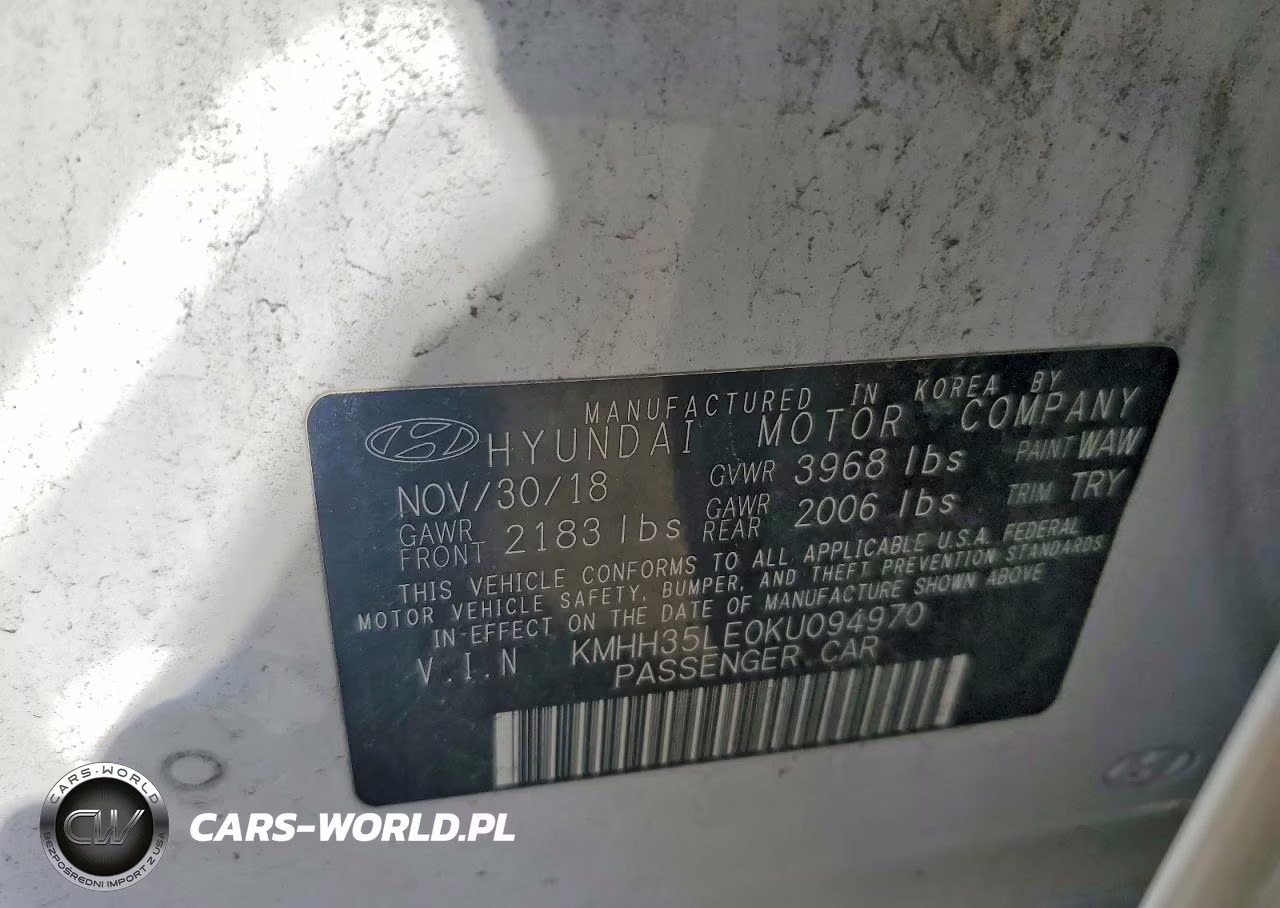 2019 Hyundai Elantra Gt Base VIN:KMHH35LE0KU094970 - 12