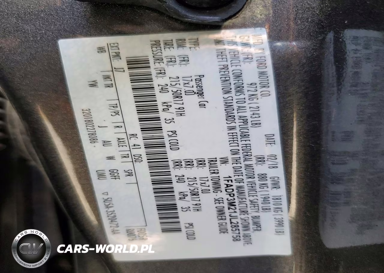 2018 Ford Focus Sel VIN:1FADP3M21JL285758 - 13