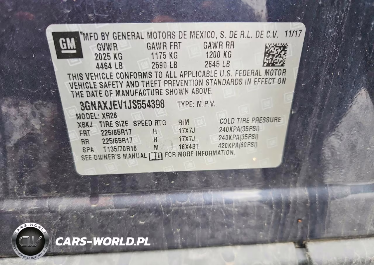 2018 Chevrolet Equinox Lt VIN:3GNAXJEV1JS554398 - 12