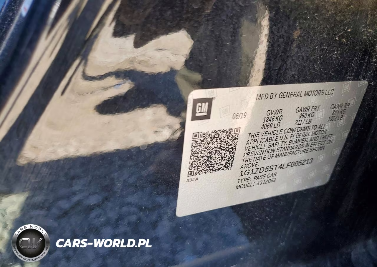 2020 Chevrolet Malibu Lt VIN:1G1ZD5ST4LF005213 - 12
