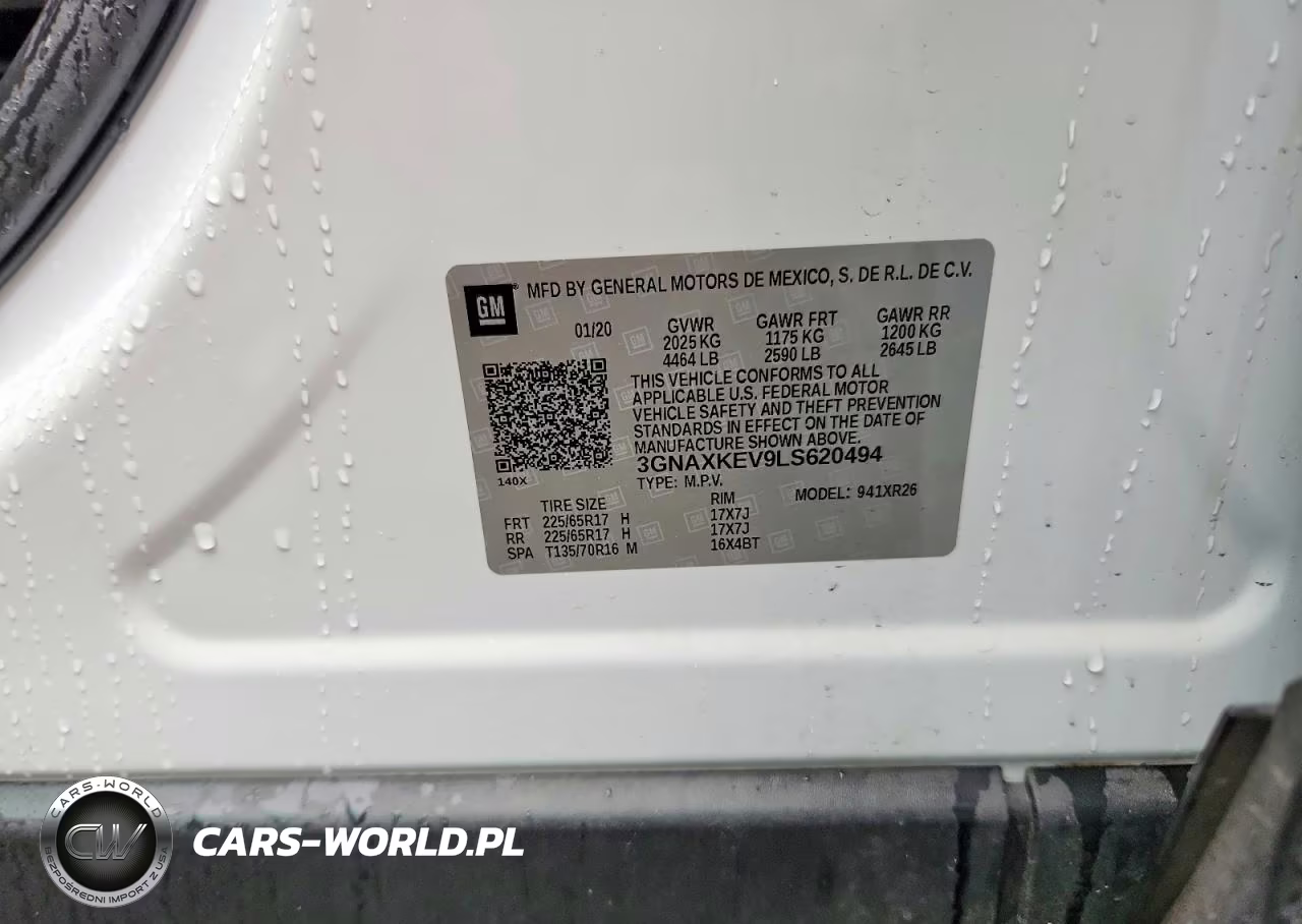 2020 Chevrolet Equinox Lt VIN:3GNAXKEV9LS620494 - 13
