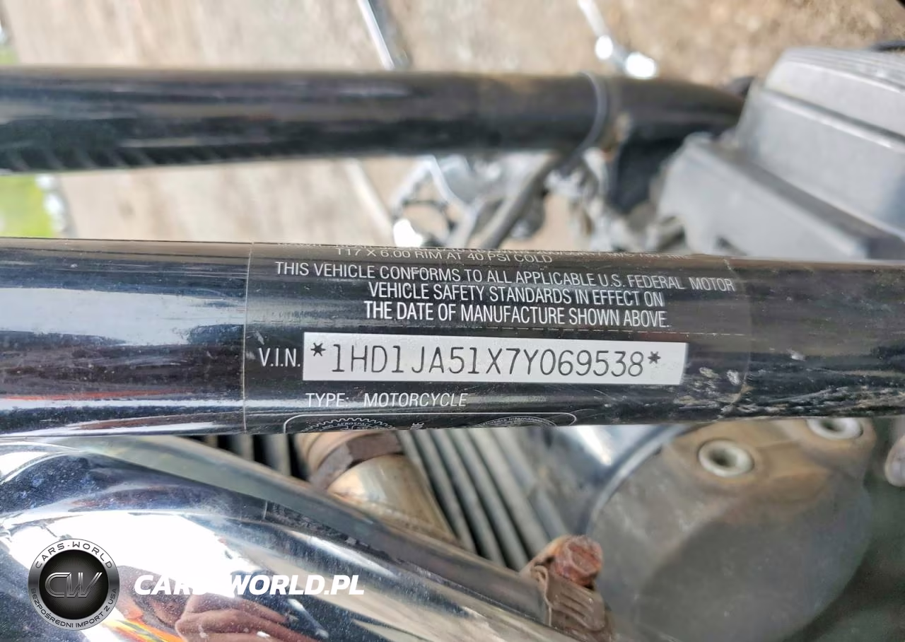 2007 Harley Davidson Fxstb VIN:1HD1JA51X7Y069538 - 8