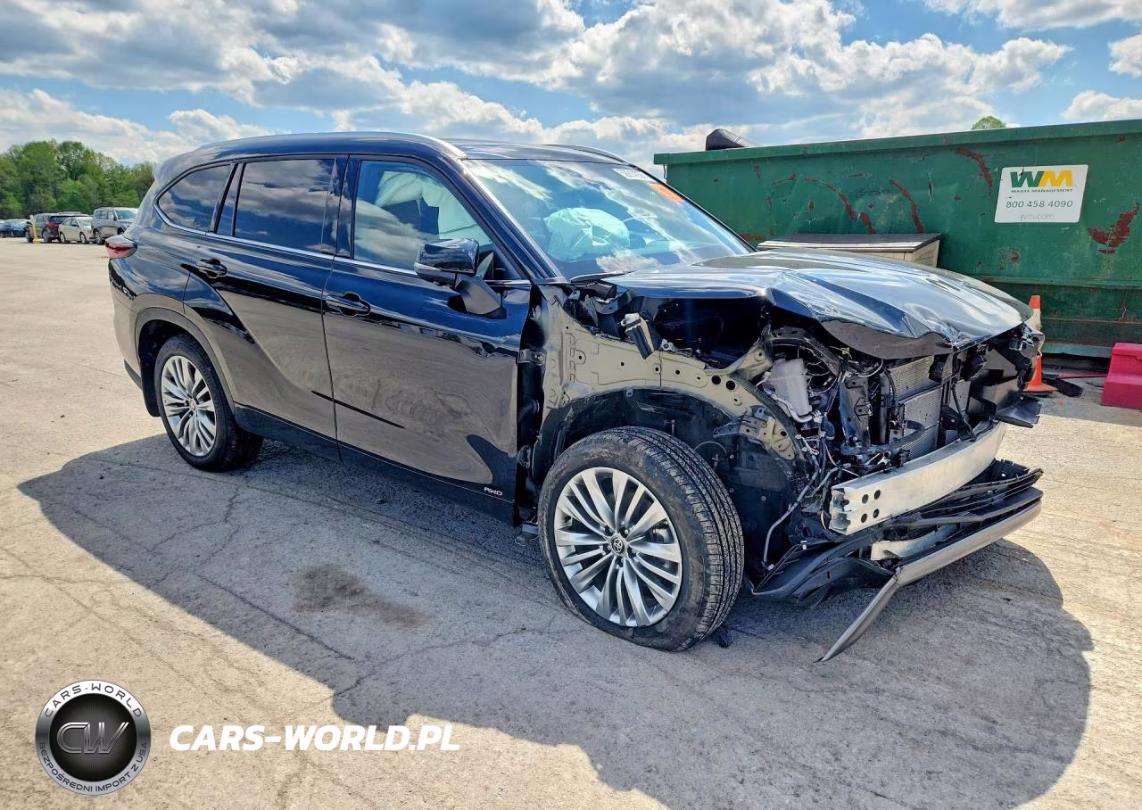 2025 Toyota Highlander Hybrid Platinum VIN:5TDEBRCH4SS684217 - 4