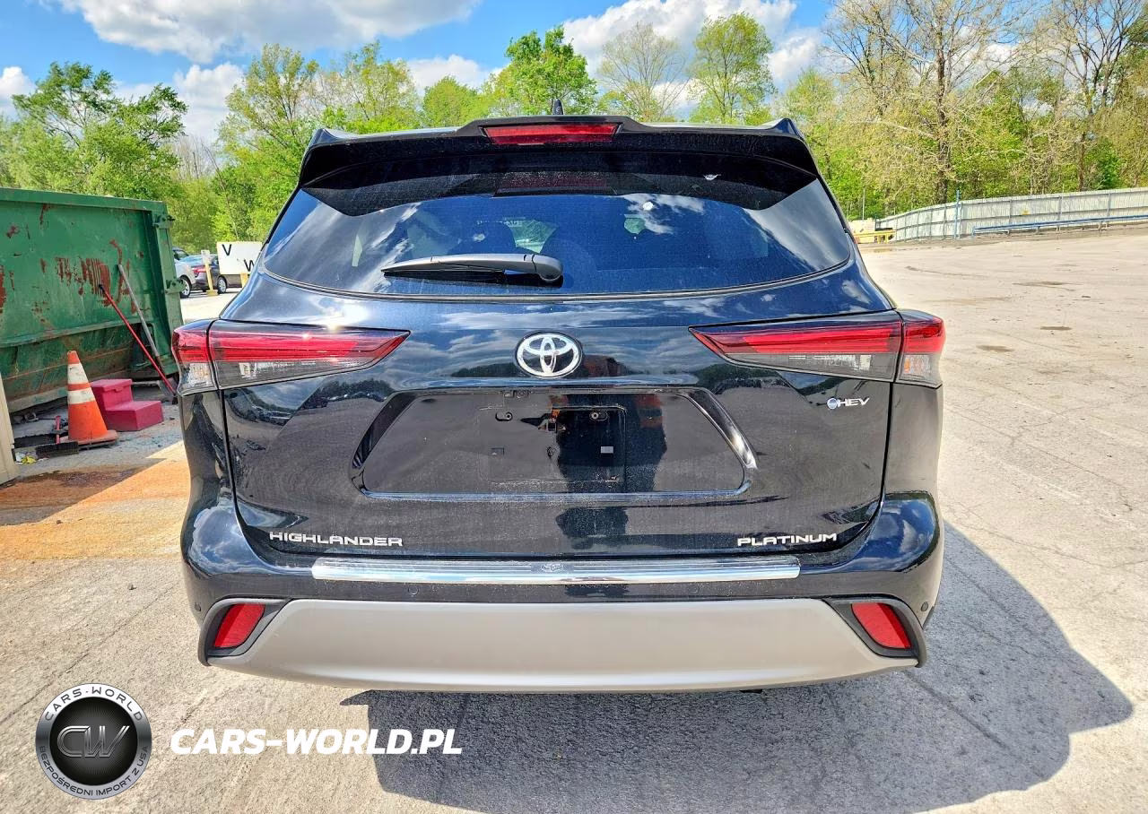 2025 Toyota Highlander Hybrid Platinum VIN:5TDEBRCH4SS684217 - 6