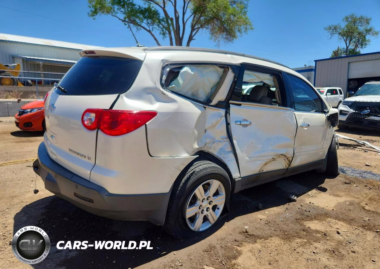 2012 Chevrolet Traverse Lt VIN:1GNKRJEDXCJ280662 - 3