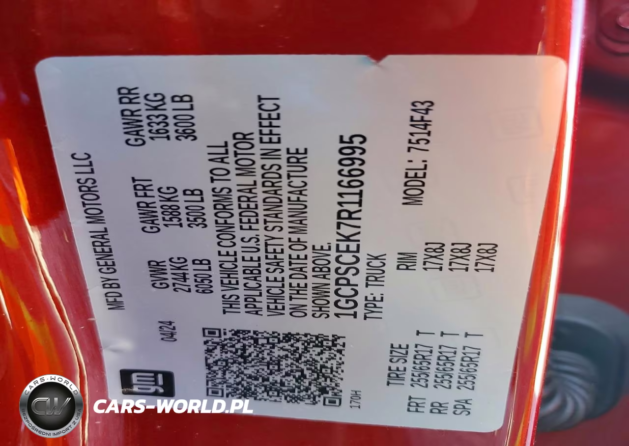 2024 Chevrolet Colorado Lt VIN:1GCPSCEK7R1166995 - 12