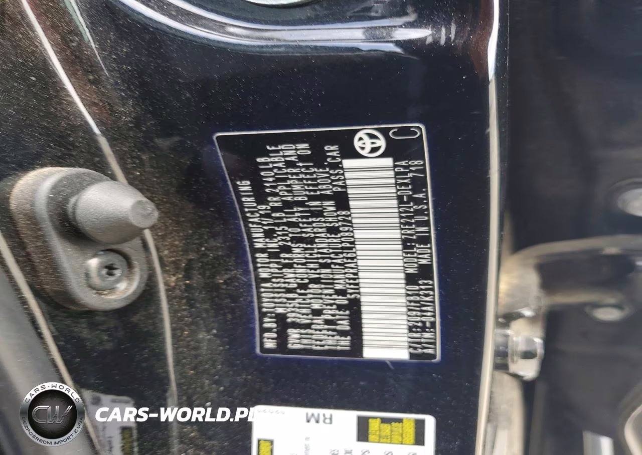 2020 Toyota Corolla Le VIN:5YFEPRAE6LP089728 - 12