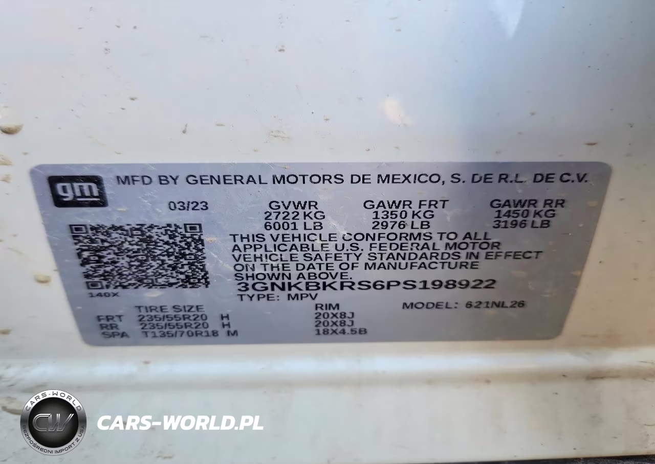 2023 Chevrolet Blazer Rs VIN:3GNKBKRS6PS198922 - 12