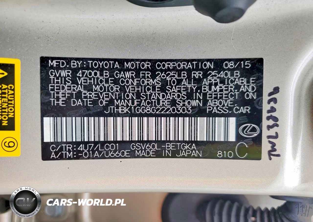 2016 Lexus Es 350 VIN:JTHBK1GG8G2220303 - 12