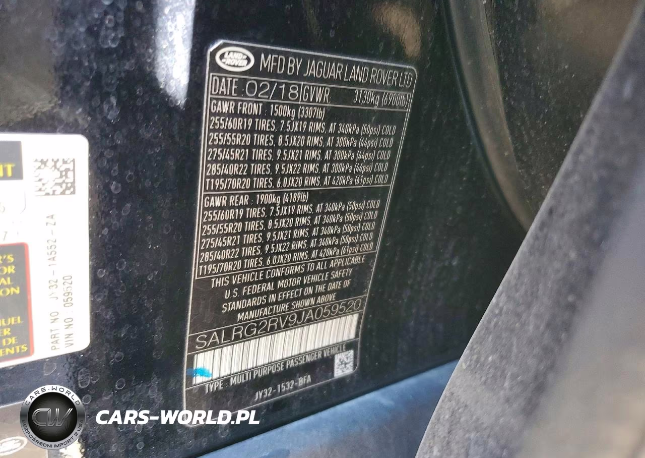 2018 Land Rover Discovery Se VIN:SALRG2RV9JA059520 - 12