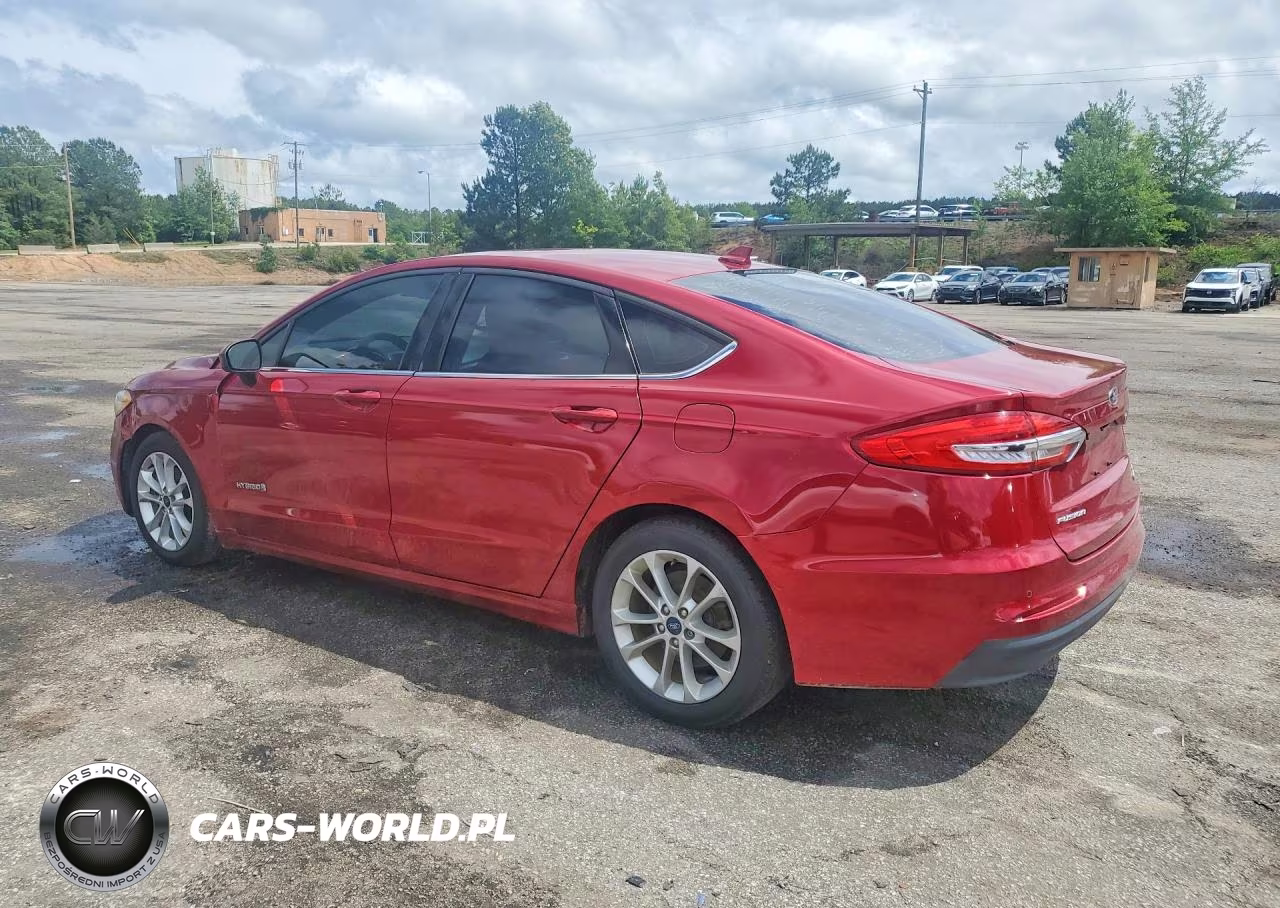2019 Ford Fusion Se VIN:3FA6P0LU2KR256914 - 2