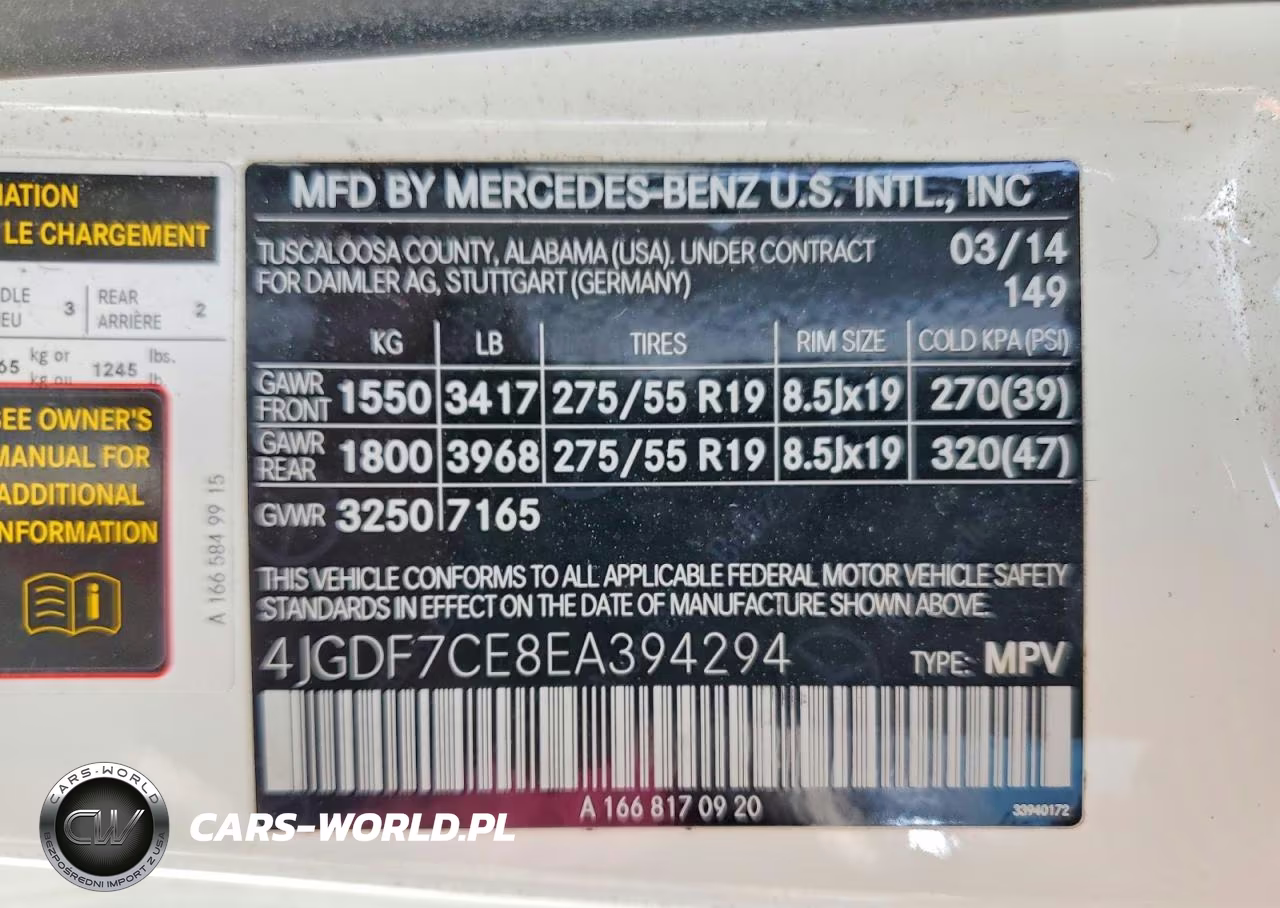 2014 Mercedes-Benz Gl 450 4Matic VIN:4JGDF7CE8EA394294 - 14