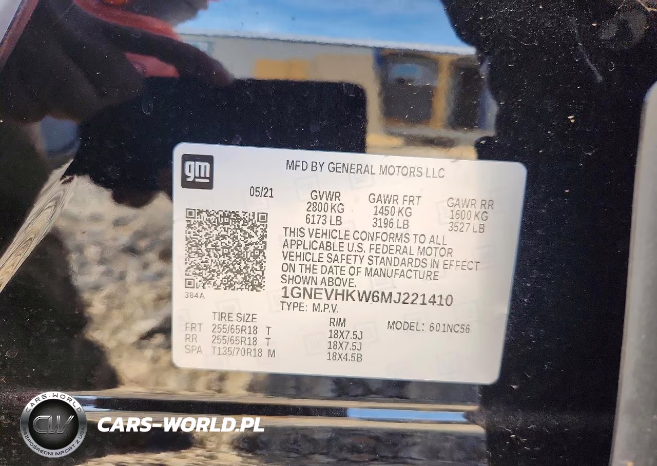 2021 Chevrolet Traverse Lt VIN:1GNEVHKW6MJ221410 - 13