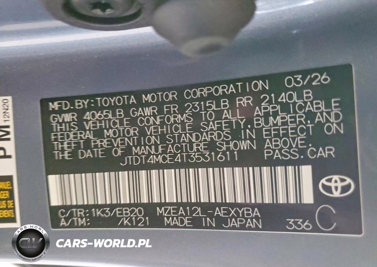 2026 Toyota Corolla Xse VIN:JTDT4MCE4T3531611 - 12