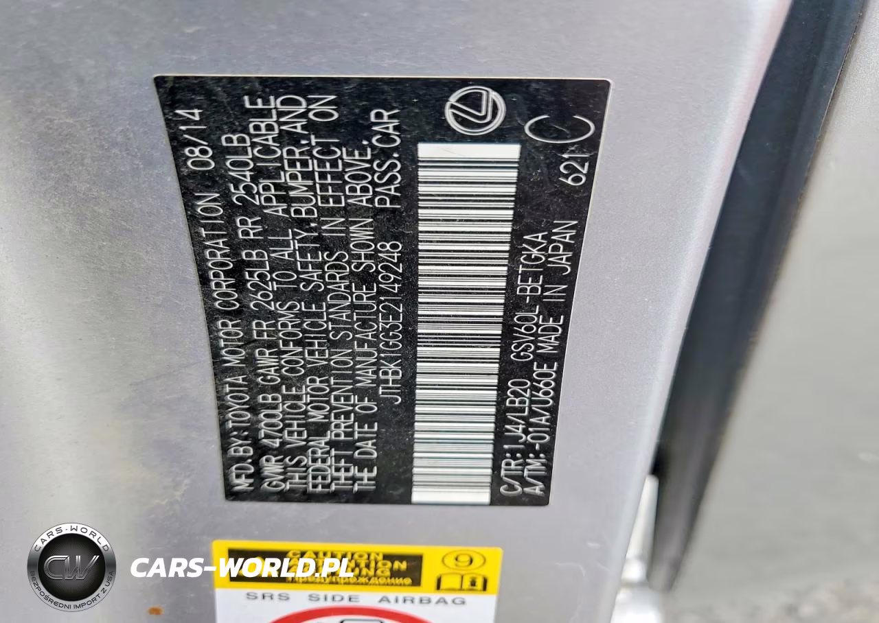 2014 Lexus Es 350 VIN:JTHBK1GG3E2149248 - 12