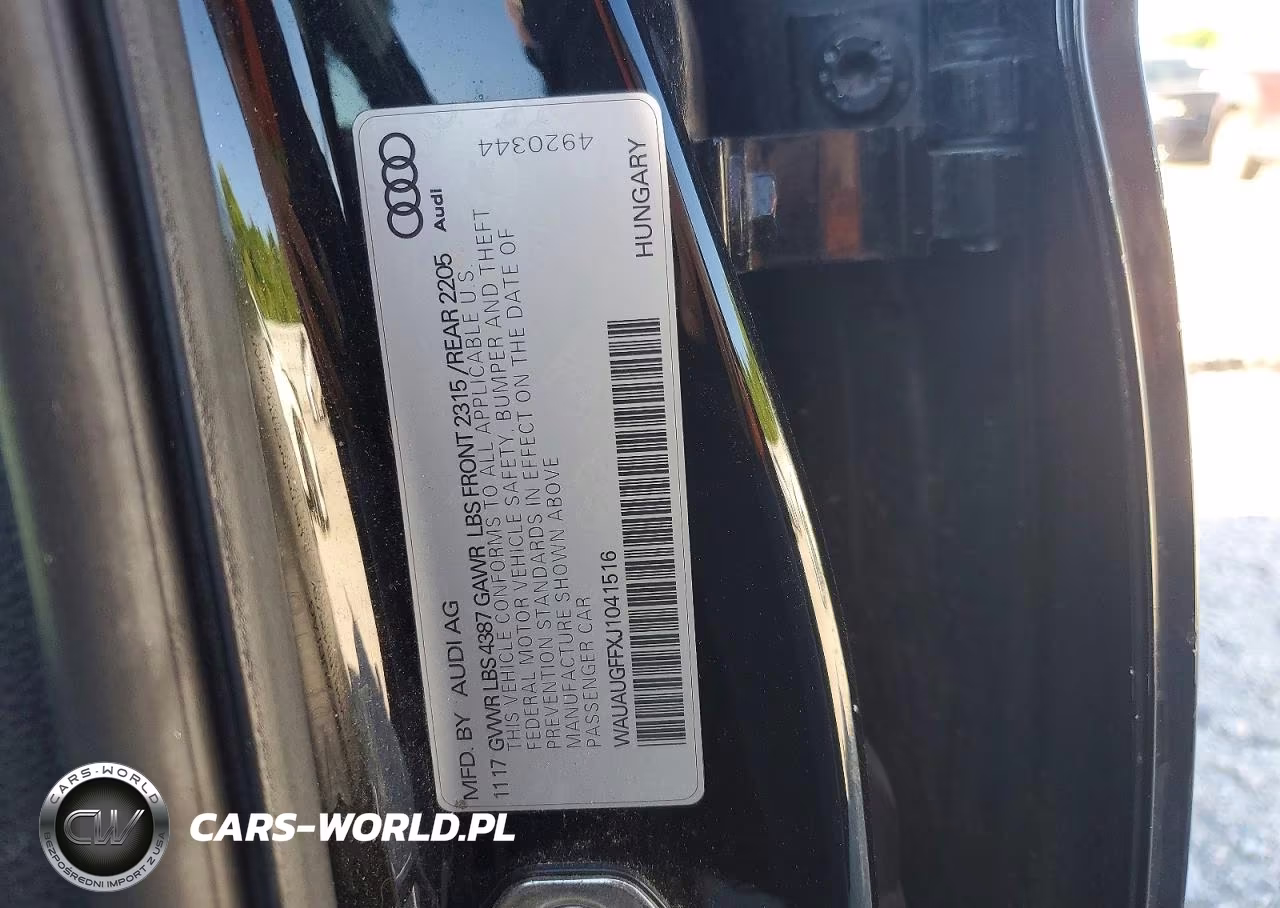 2018 Audi A3 Premium VIN:WAUAUGFFXJ1041516 - 13