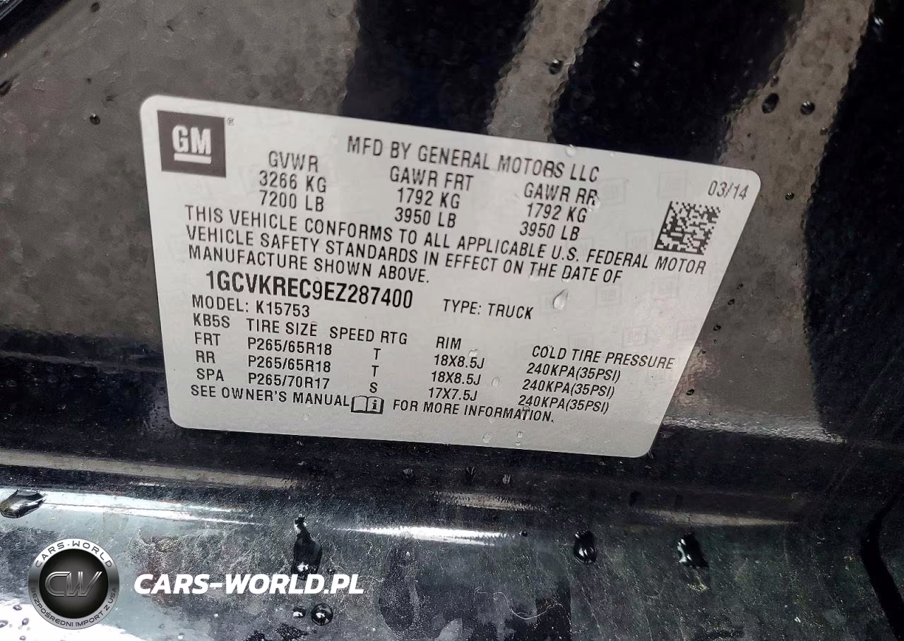2014 Chevrolet Silverado K1500 Lt VIN:1GCVKREC9EZ287400 - 12