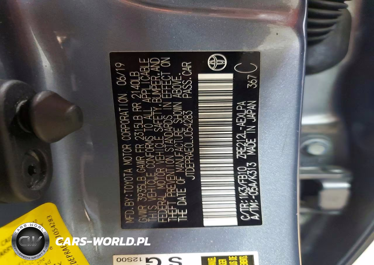 2020 Toyota Corolla Le VIN:JTDEPRAE0LJ054283 - 12