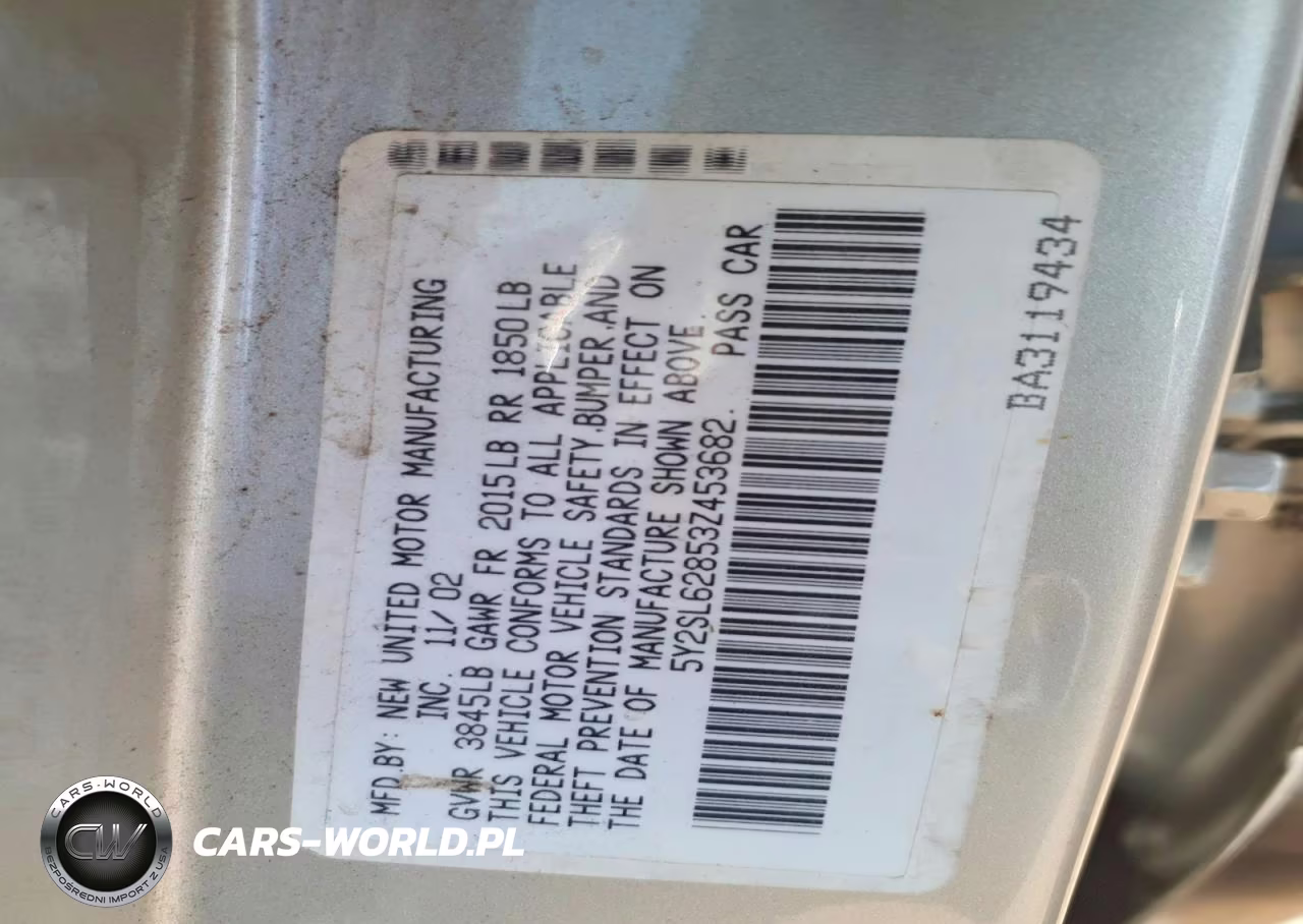2003 Pontiac Vibe VIN:5Y2SL62853Z453682 - 12