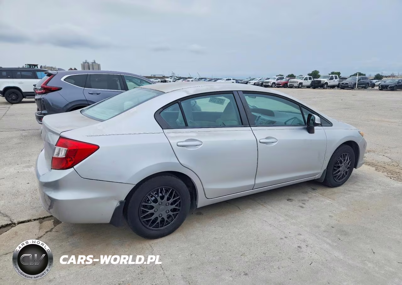 2012 Honda Civic Lx VIN:2HGFB2F54CH333726 - 3