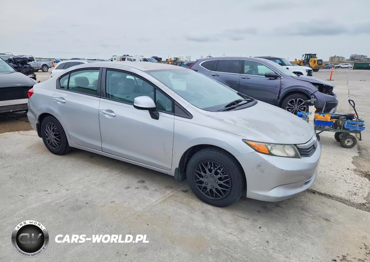 2012 Honda Civic Lx VIN:2HGFB2F54CH333726 - 4