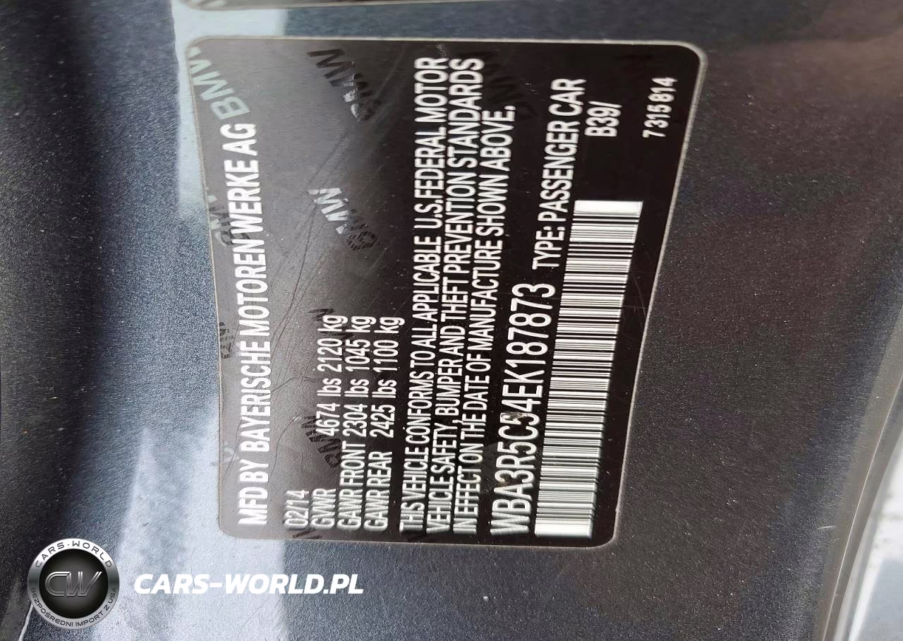 2014 BMW 435 Xi VIN:WBA3R5C54EK187873 - 12