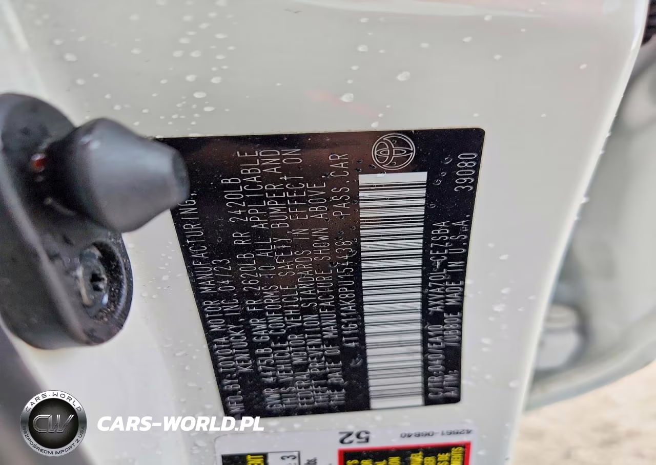 2023 Toyota Camry Se VIN:4T1G11AK8PU154438 - 12