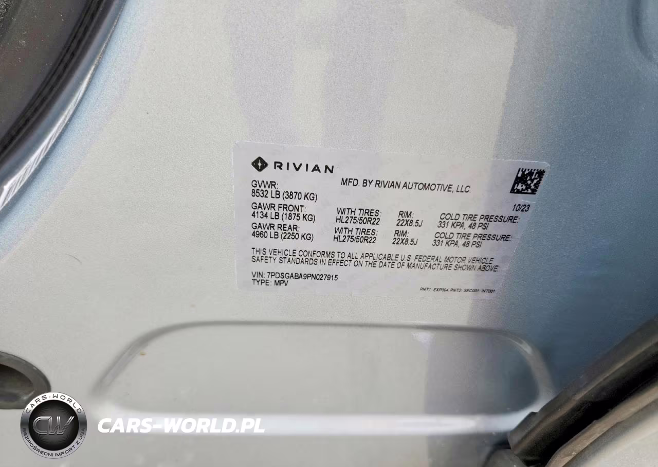 2023 Rivian R1S Adventure VIN:7PDSGABA9PN027915 - 13