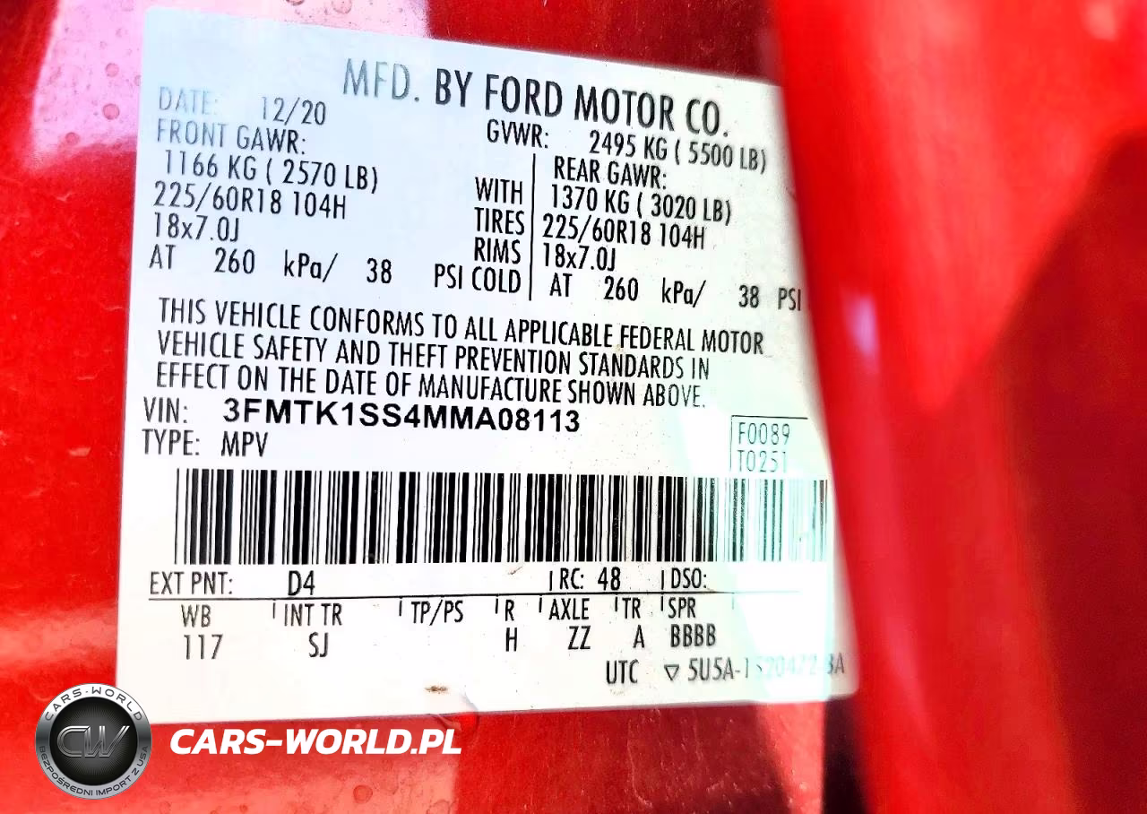 2021 Ford Mustang Mach-E Select VIN:3FMTK1SS4MMA08113 - 12