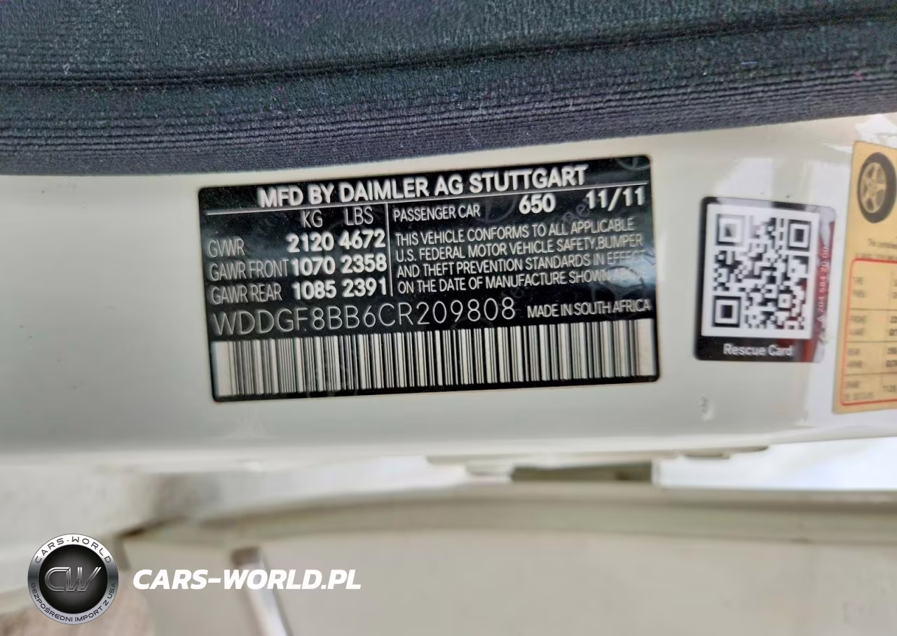 2012 Mercedes-Benz C 300 4Matic VIN:WDDGF8BB6CR209808 - 12