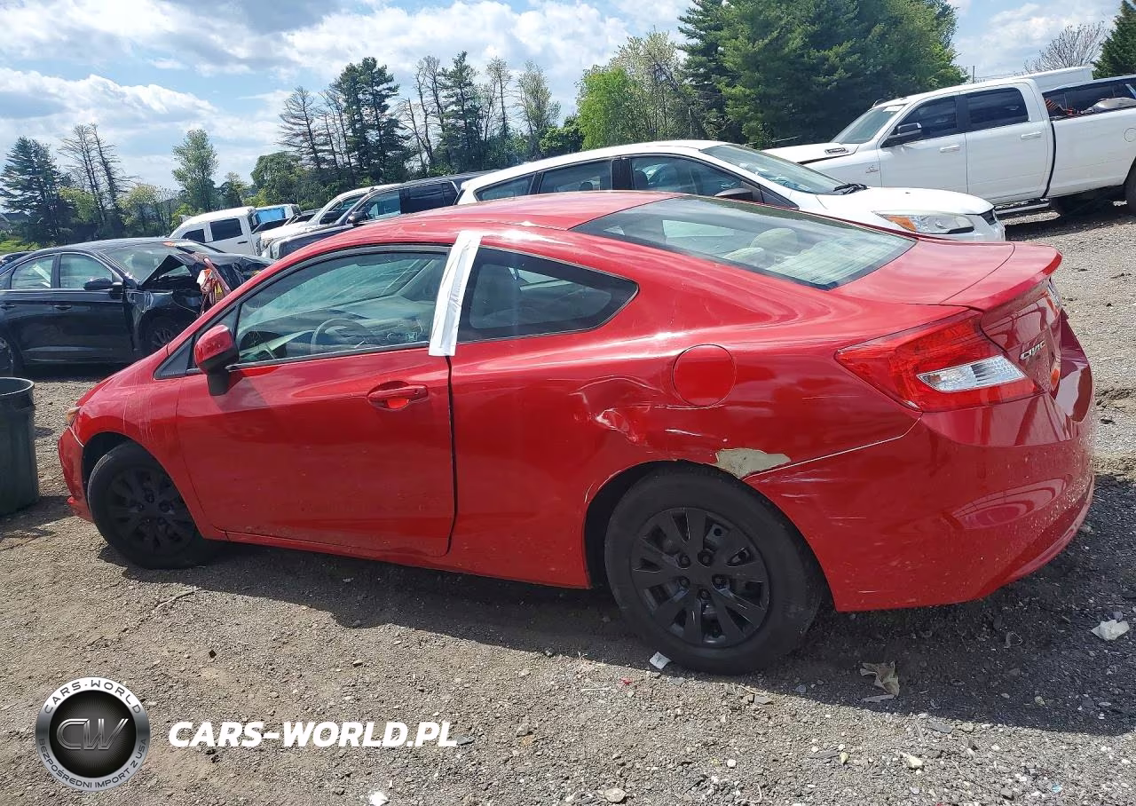 2012 Honda Civic Lx VIN:2HGFG3B54CH542672 - 2