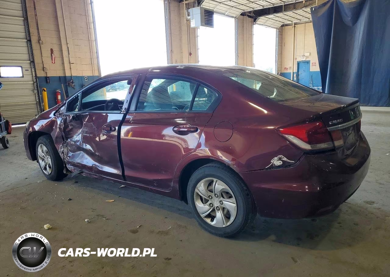 2013 Honda Civic Lx VIN:19XFB2F50DE060781 - 2
