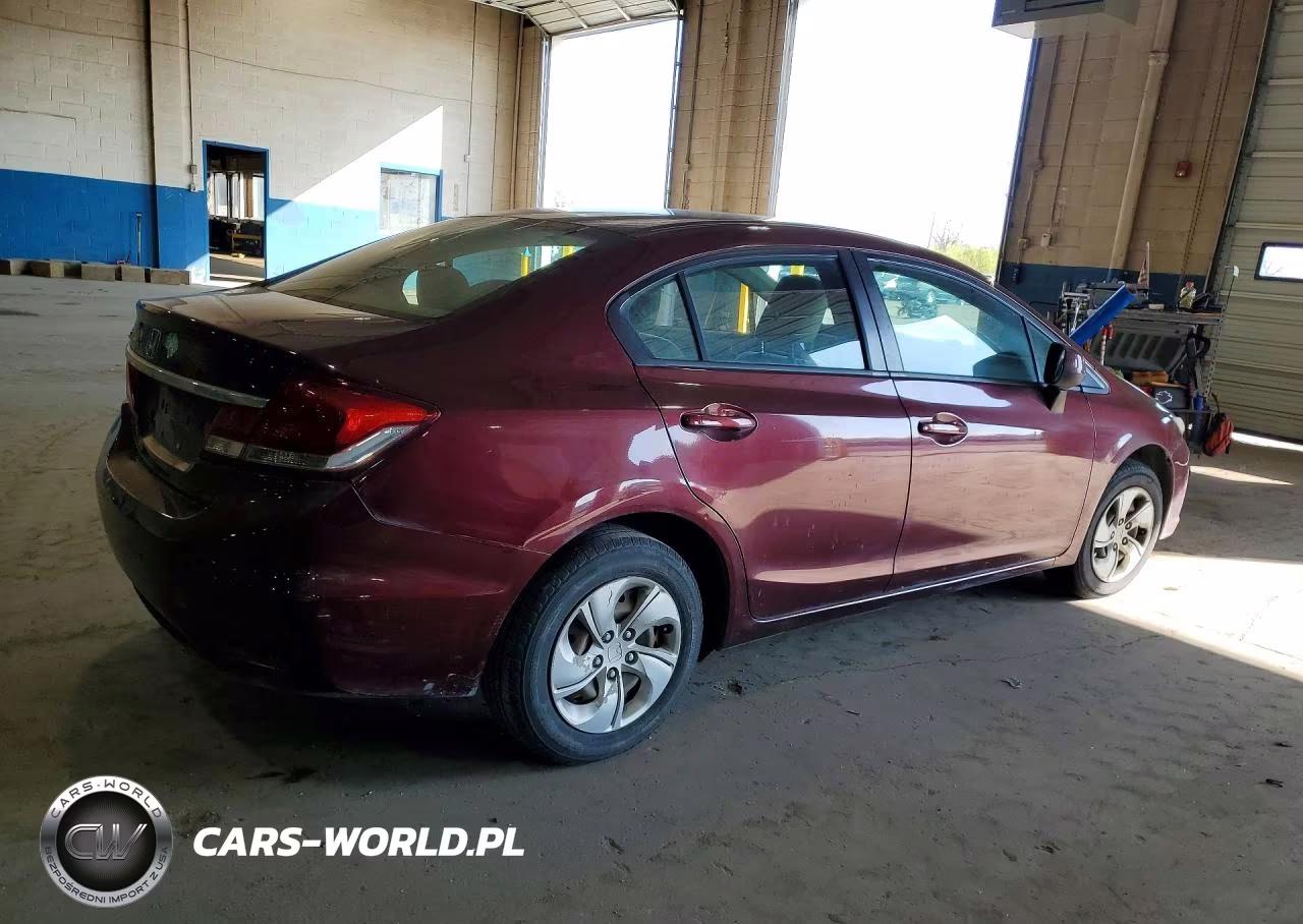 2013 Honda Civic Lx VIN:19XFB2F50DE060781 - 3