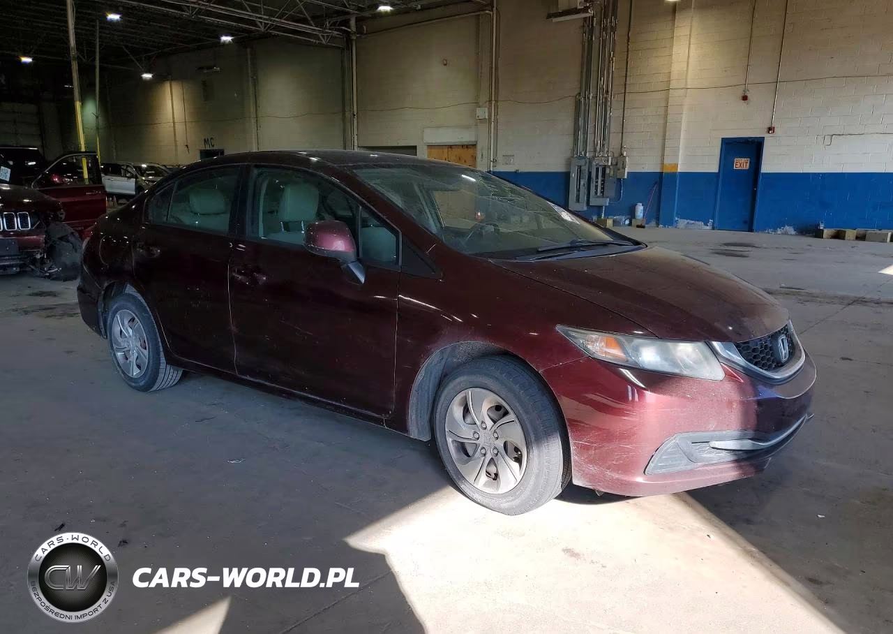 2013 Honda Civic Lx VIN:19XFB2F50DE060781 - 4