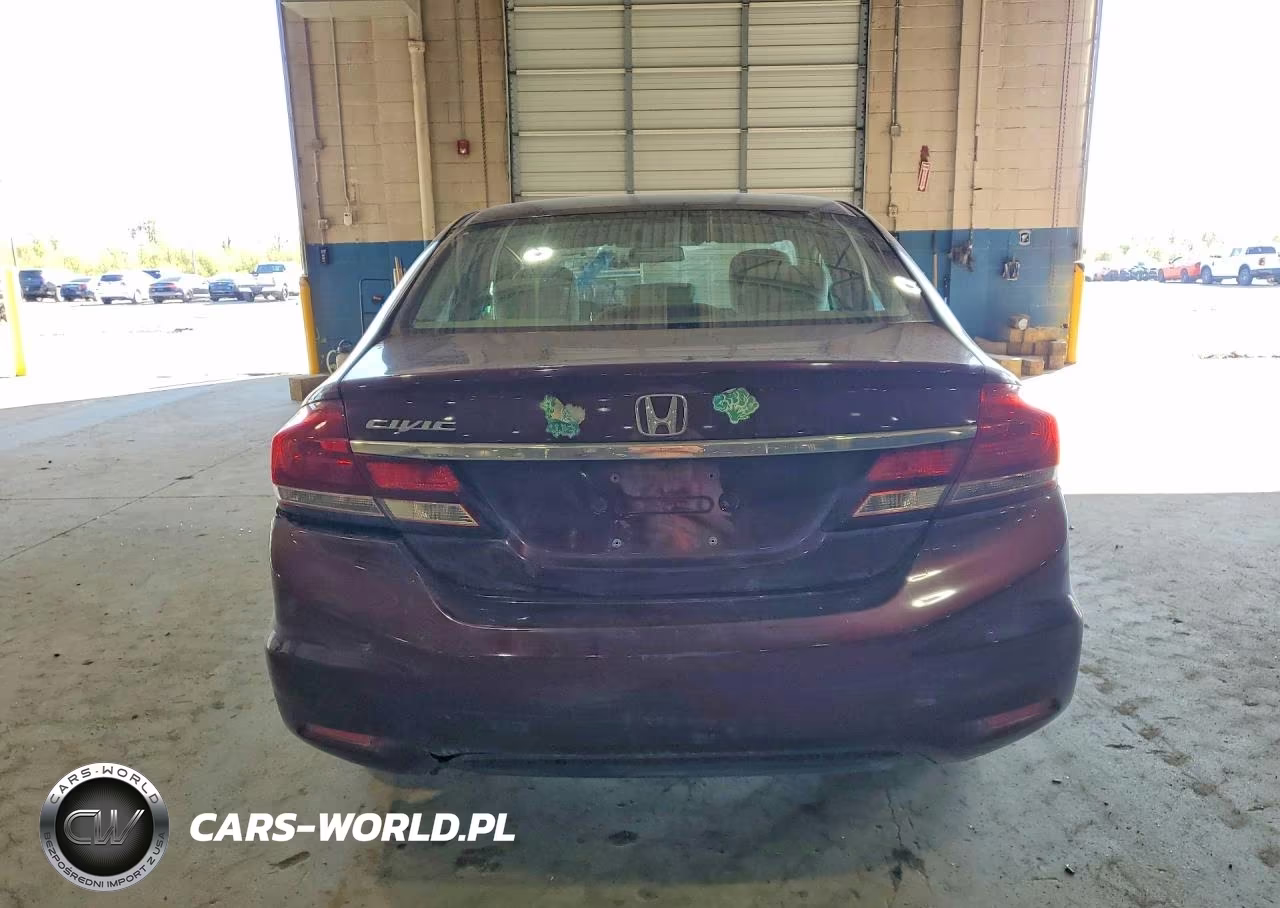 2013 Honda Civic Lx VIN:19XFB2F50DE060781 - 6