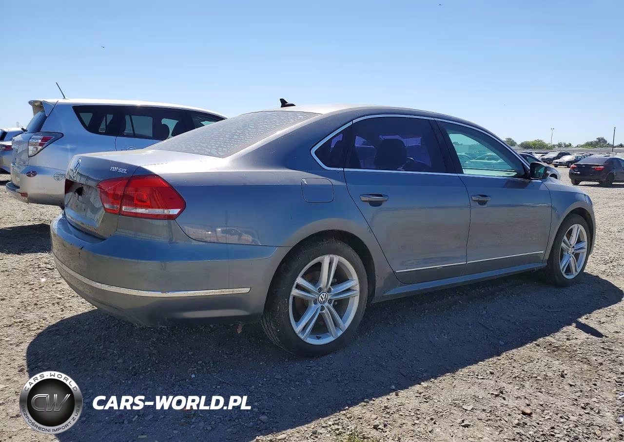 2014 Volkswagen Passat Sel VIN:1VWCN7A3XEC101758 - 3