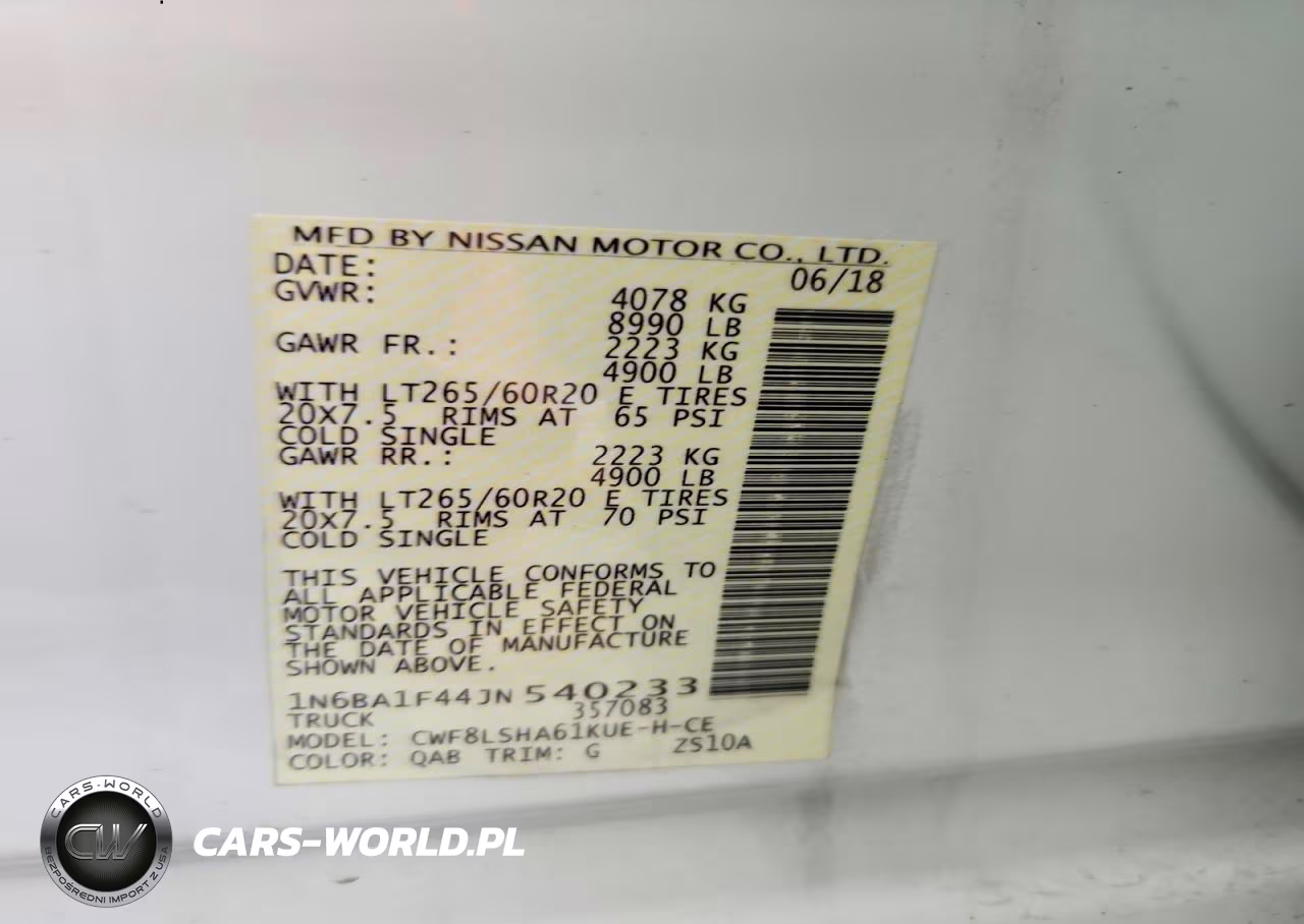 2018 Nissan Titan Xd Sv VIN:1N6BA1F44JN540233 - 12