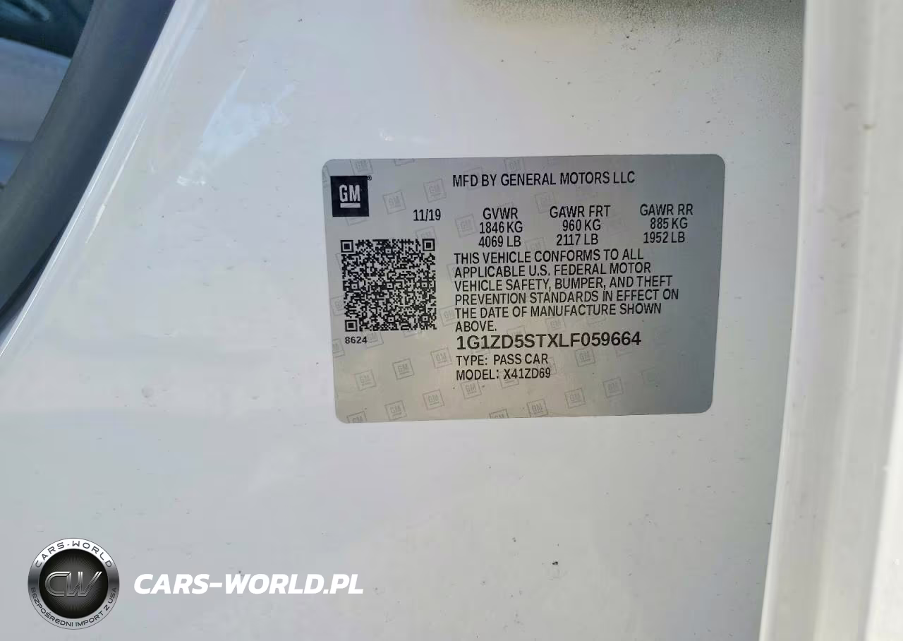 2020 Chevrolet Malibu Lt VIN:1G1ZD5STXLF059664 - 12