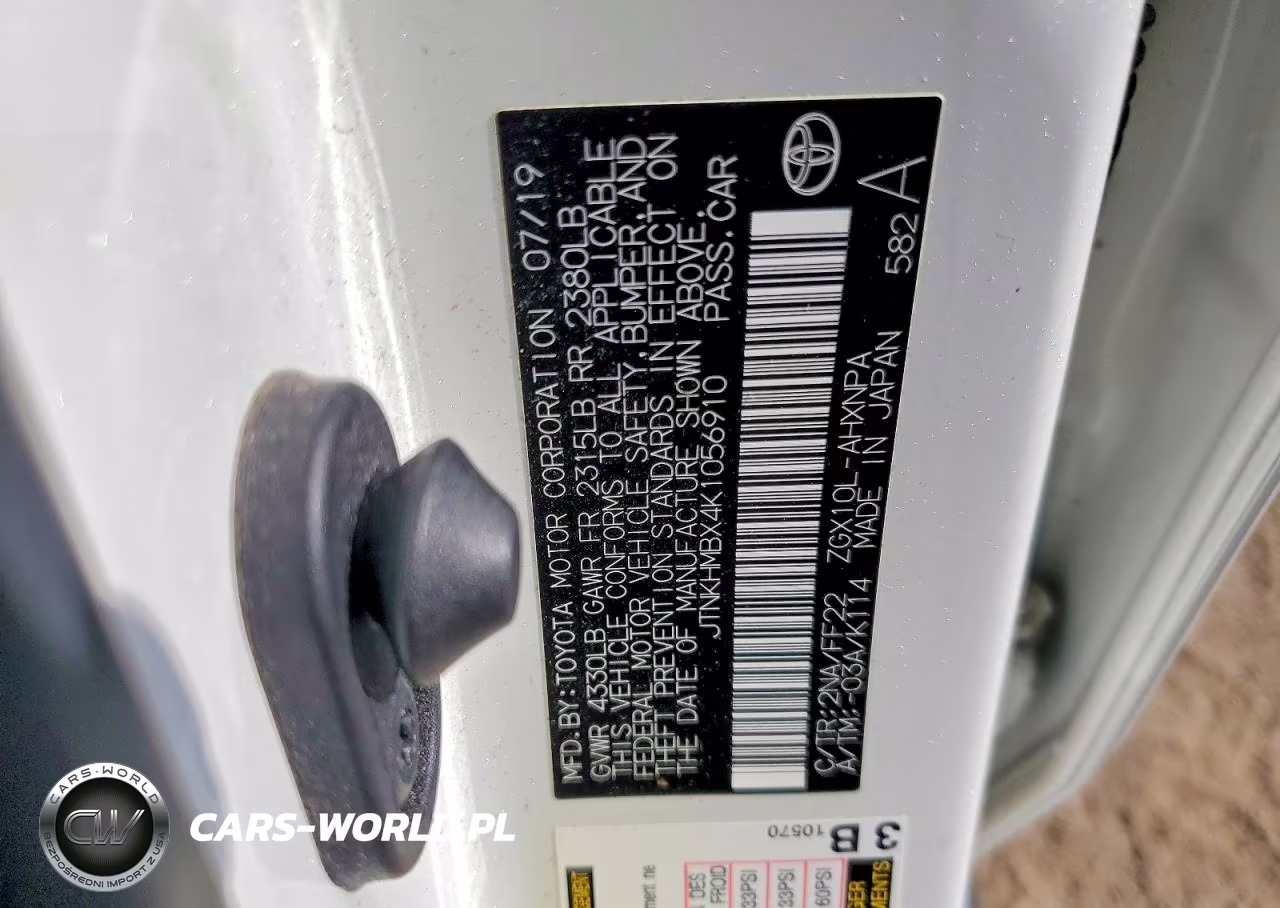 2019 Toyota C-Hr Xle VIN:JTNKHMBX4K1056910 - 13