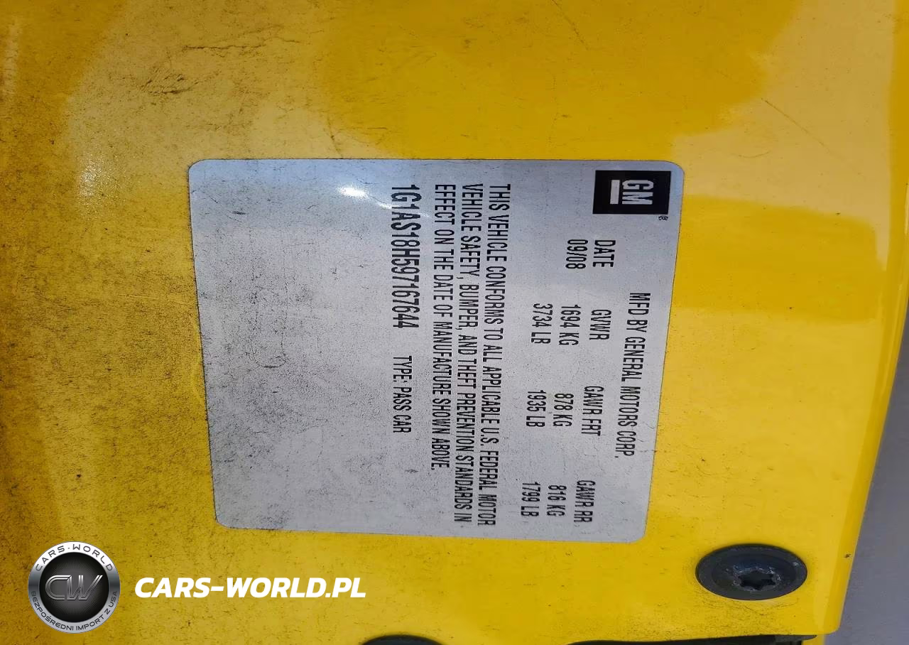 2009 Chevrolet Cobalt Ls VIN:1G1AS18H597167644 - 12