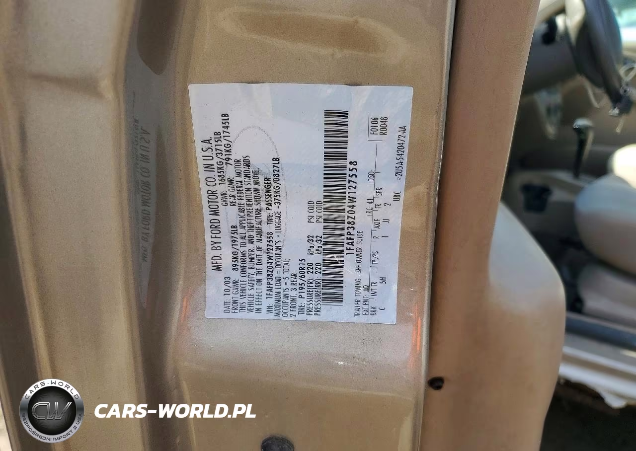 2004 Ford Focus Zts VIN:1FAFP38Z04W127558 - 12