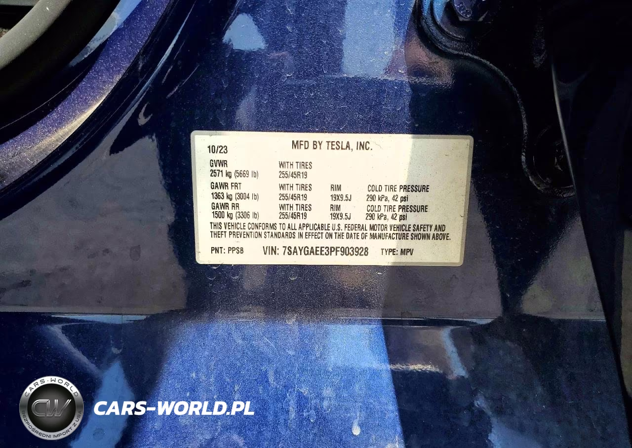 2023 Tesla Model Y VIN:7SAYGAEE3PF903928 - 13