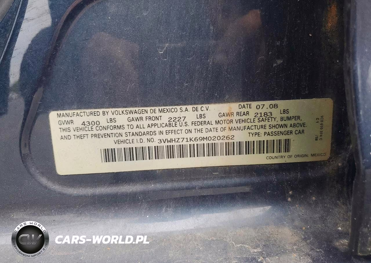 2009 Volkswagen Jetta S VIN:3VWHZ71K69M020262 - 12
